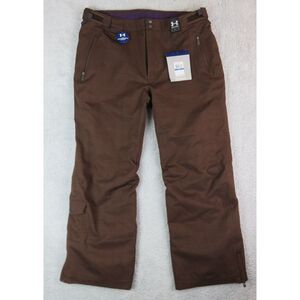 Under Armour Womens Bunratty II Ski Snow Snowboard Pants Size XL Brown Insulated